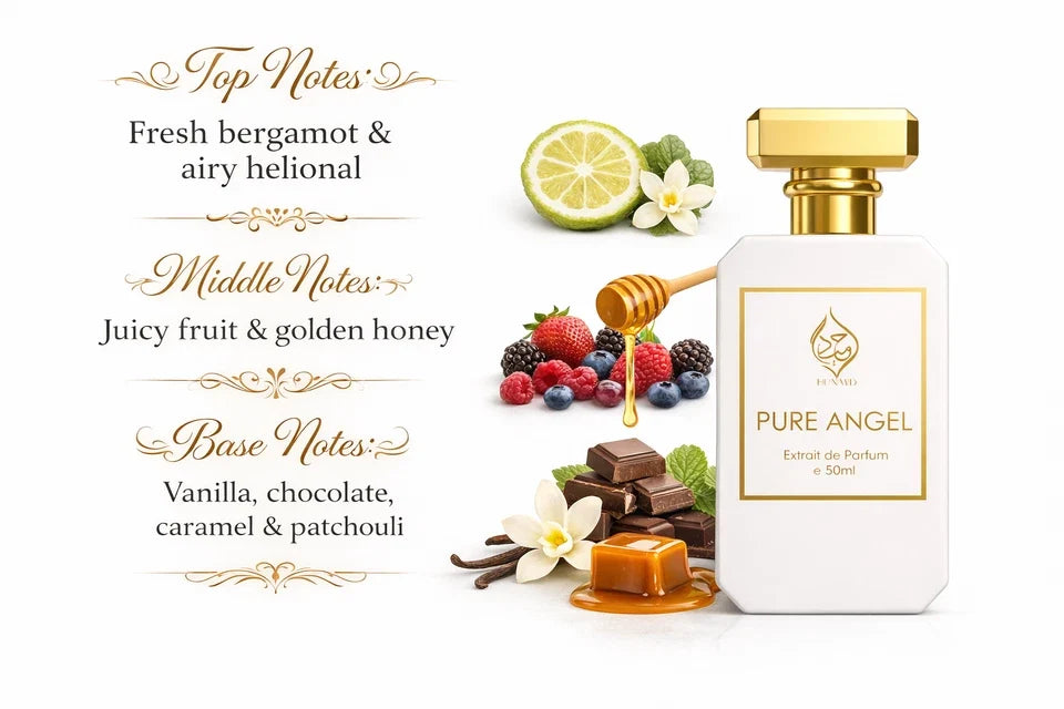 HUMAYD Pure Angel Extrait de Parfum for Women | Gourmand Floral Scent 50ml